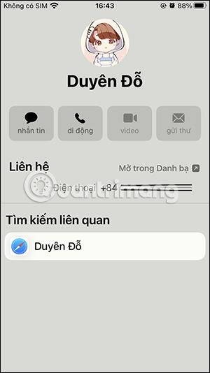 Comment créer un widget de numéro de contact sur iPhone