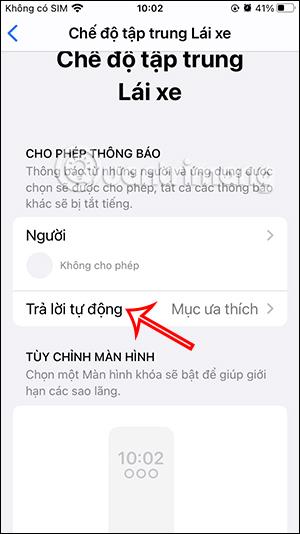 Comment répondre automatiquement aux messages sur iPhone