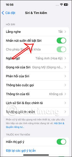 Comment désactiver l'appel de Siri avec le bouton d'alimentation sur iPhone