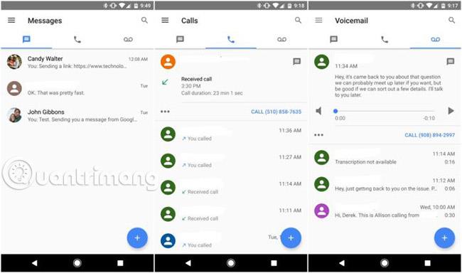 5 meilleures applications de messagerie vocale visuelle pour Android