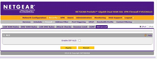 Come disattivare SIP ALG sul router Netgear