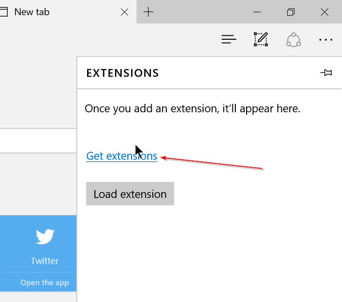 Instructions pour installer des extensions sur le navigateur Edge Windows 10