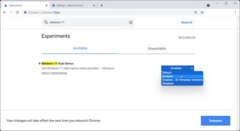 Comment activer le mode expérimental de Windows 11 sur Google Chrome