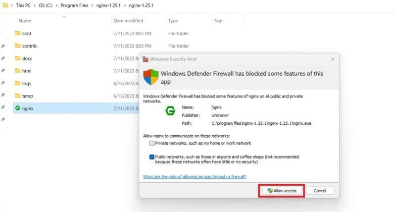 Comment installer et exécuter le serveur Nginx sous Windows