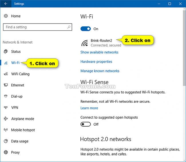 Come attivare/disattivare la connessione di rete wireless automatica in Windows 10