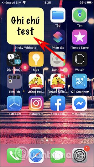 Comment rédiger des notes sur l'écran d'accueil de l'iPhone