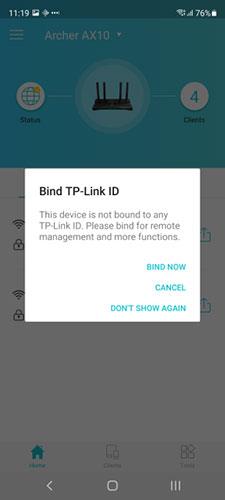 TP-Link WiFi 6 라우터에 TP-Link ID를 생성하고 추가하는 방법