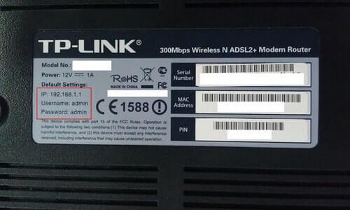 Adresses de connexion du modem TP Link populaires