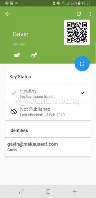 Comment envoyer des e-mails cryptés sur Android à l'aide d'OpenKeychain