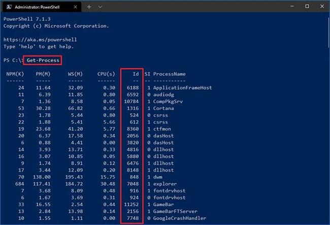 Come trovare l'ID processo dell'applicazione su Windows 10