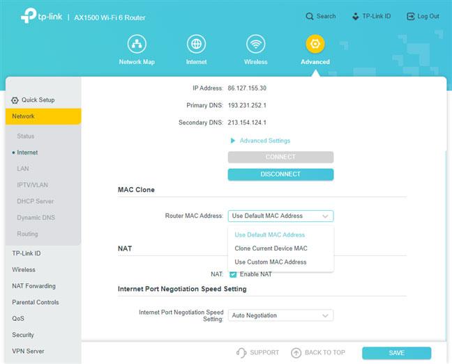 Come configurare la connessione PPPoE sul router TP-Link WiFi 6