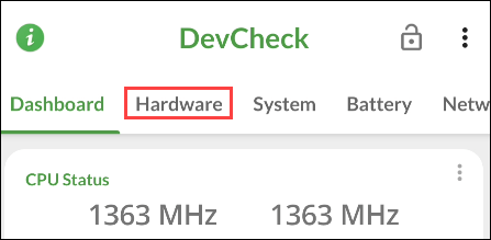 Comment vérifier des informations détaillées sur le processeur et la vitesse du téléphone Android avec l'application DevCheck