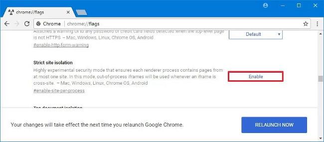 So aktivieren Sie die Sicherheitsfunktion „Site Isolation“ in Chrome