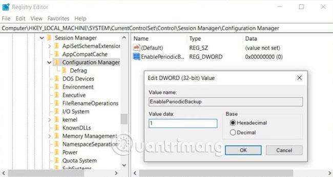 Come abilitare il backup automatico del registro in Windows 10