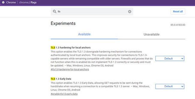 Come abilitare/disabilitare TLS 1.3 in Windows 10