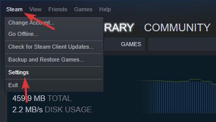 Come limitare la velocità di download di Steam in Windows