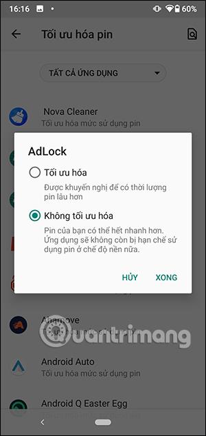 Android 手機上 AdLock 的使用說明