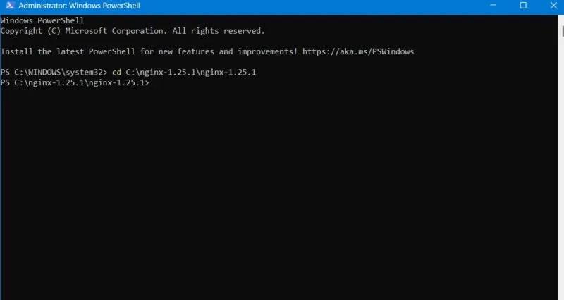 Windows에서 Nginx 서버를 설치하고 실행하는 방법