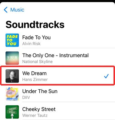 So ändern Sie die Hintergrundmusik des Jubiläumsalbums auf dem iPhone