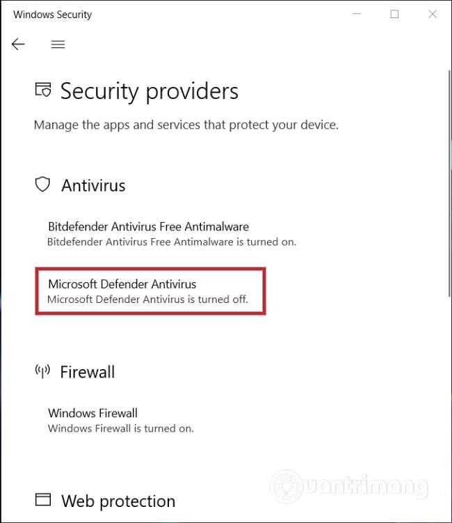 Disattiva Windows Defender (Sicurezza Windows) su Windows 10, Windows 11