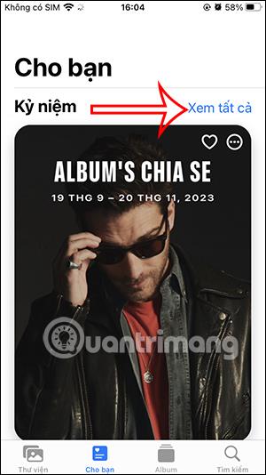 Instructions pour utiliser les albums d'anniversaire sur iPhone