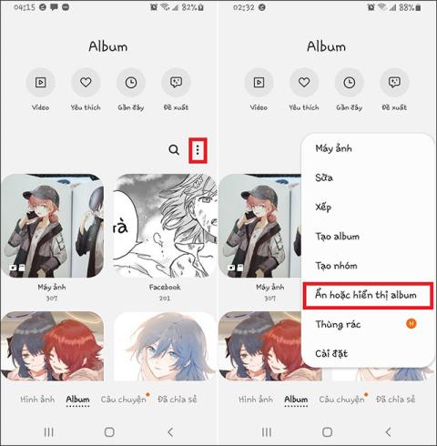 Comment masquer les albums photo sur les téléphones Samsung