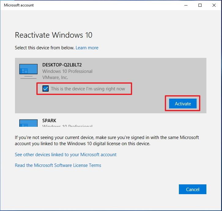 Как повторно активировать Windows 10 после смены оборудования?