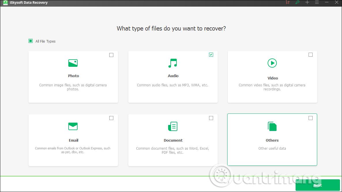 iSkysoft 데이터 복구를 사용하여 데이터를 복구하는 방법