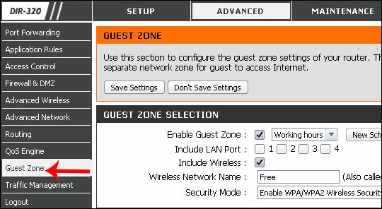 Come configurare la rete ospite per il router