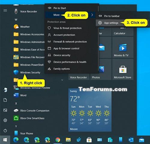 So setzen Sie die Windows-Sicherheitsanwendung in Windows 10 zurück