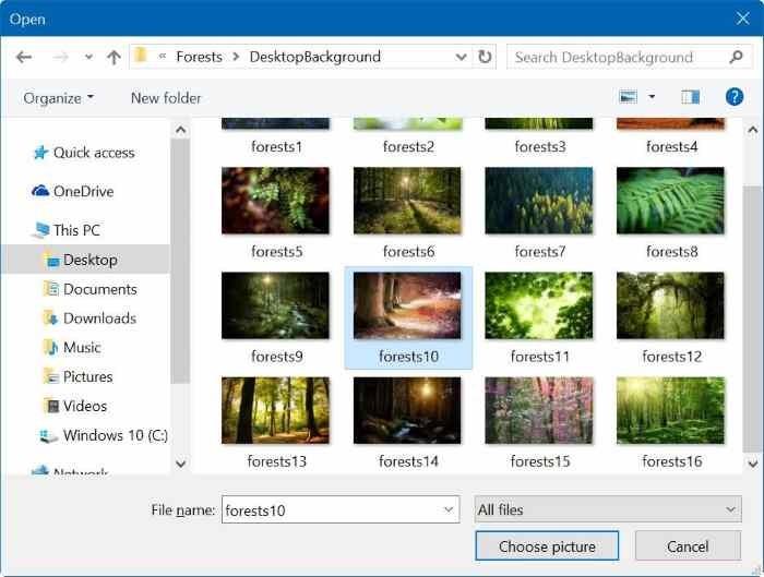 3 façons de définir différents fonds d'écran sur chaque écran Windows 10