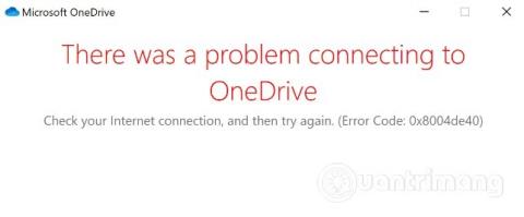 Comment corriger lerreur 0x8004de40 lors de la synchronisation de OneDrive sur Windows 10