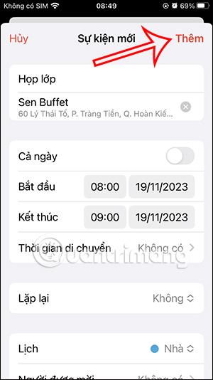 Comment ajouter des emplacements pour les événements dans le calendrier iPhone