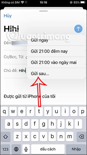 Comment planifier l'envoi d'e-mails sur iPhone