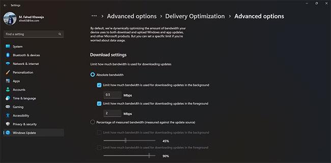 Comment limiter la bande passante réseau utilisée par les mises à jour Windows