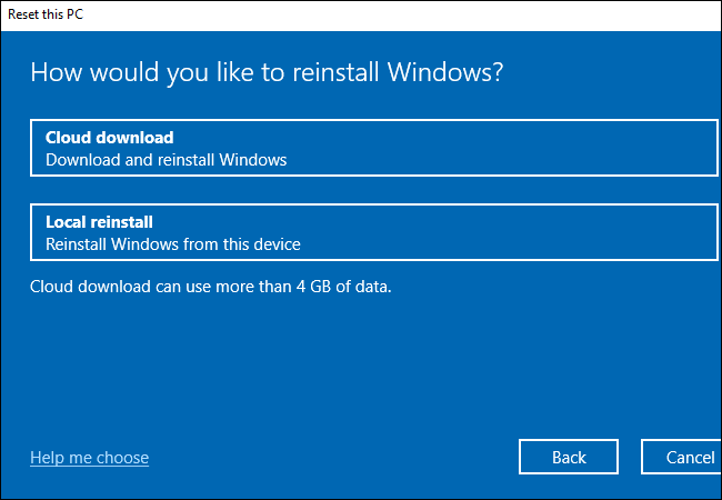 Comment utiliser Fresh Start sur Windows 10 pour remettre l'appareil à son état d'installation d'origine