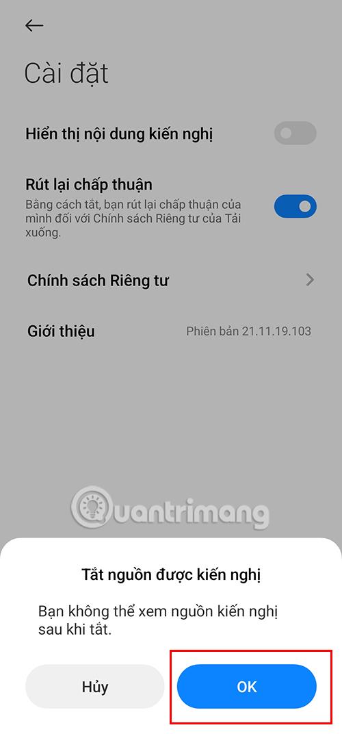 Instructions pour désactiver les publicités et bloquer les publicités sur les téléphones Xiaomi