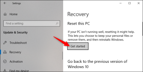 Windows 10에서 새로 시작을 사용하여 장치를 원래 설치 상태로 되돌리는 방법