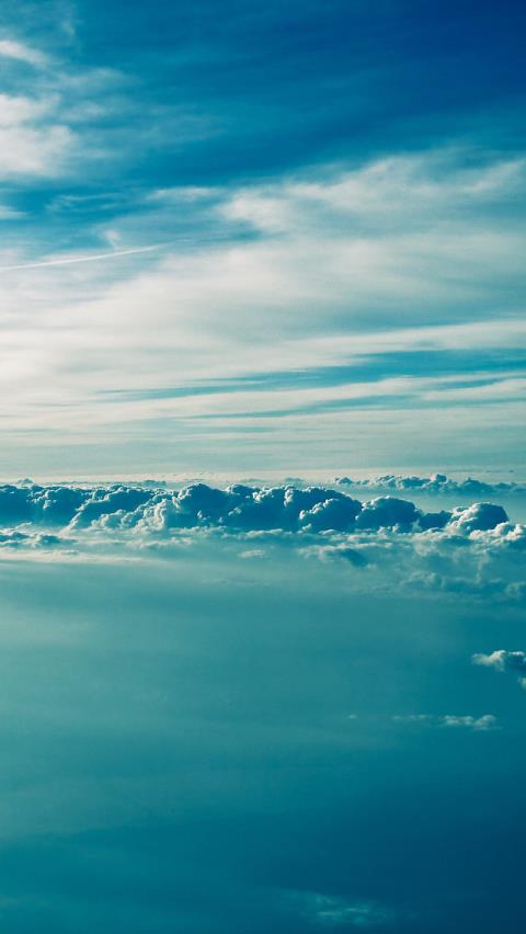 Wunderschönes Hintergrundbild mit blauem Himmel für Handys