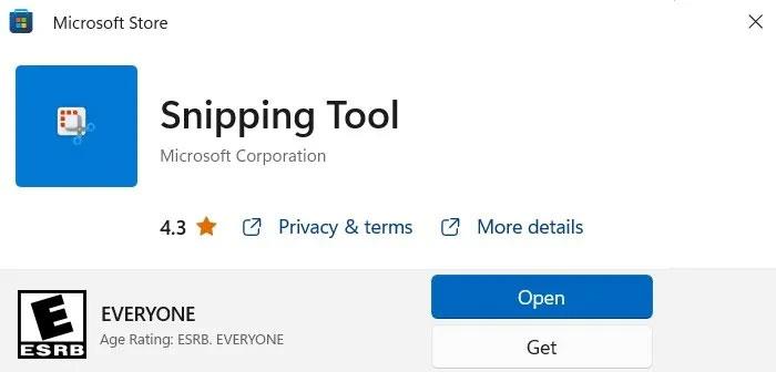 Snipping Toolが動作しないエラーを修正