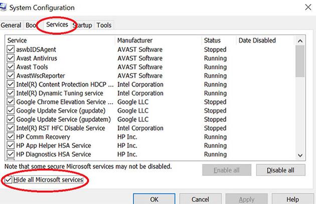 Snipping Toolが動作しないエラーを修正