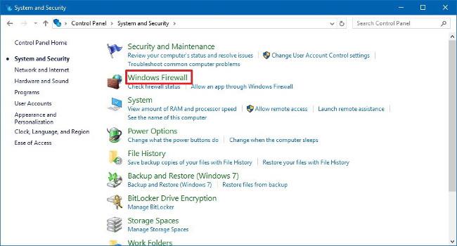 Istruzioni per la gestione e la risoluzione dei problemi del firewall in Windows 10