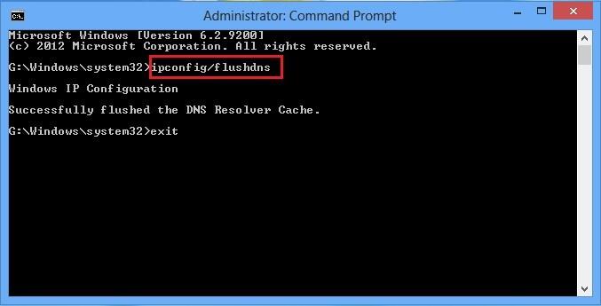 Accélérez la connexion Internet à l'aide des commandes CMD sous WindowsXP/7/8/8.1