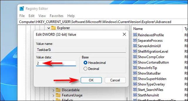Windows 11에서 작업 표시줄 크기를 변경하는 방법