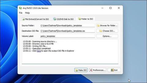 Come convertire file e cartelle in ISO su Windows