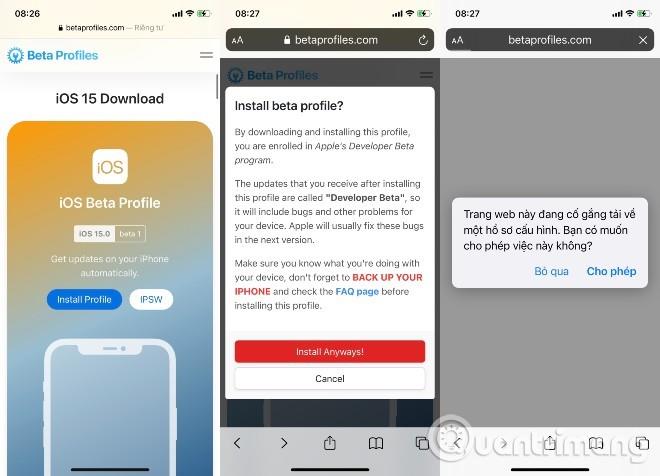 Comment installer iOS 15 bêta, iOS 15 bêta publique sur iPhone