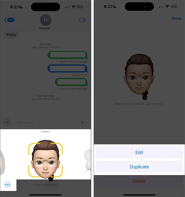 So erstellen Sie Weihnachtsmann-Memojis auf dem iPhone