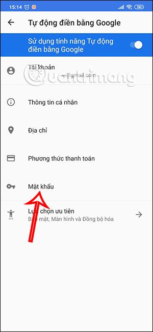 Comment changer le mot de passe enregistré sur un téléphone Android