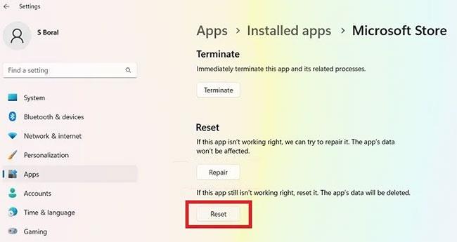 Comment réparer l'erreur de non-fonctionnement du Microsoft Store