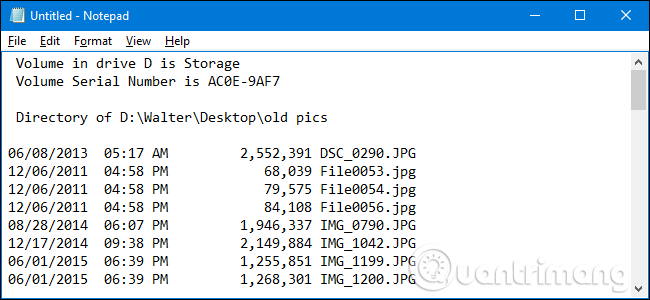 マウスの右クリックでフォルダーのファイルリストをコピーする方法